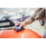 aplicação de envelopamento automotivo azul metálico Campo Limpo